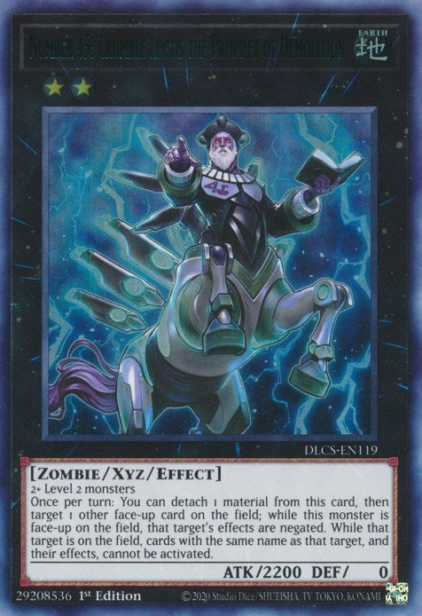 Image for Number 45: Crumble Logos the Prophet of Demolition (Green) (DLCS-EN119) (Dragons of Legend: The Complete Series) - YuGiOh