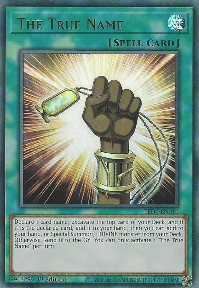 Image for The True Name (LED7-EN014) (Legendary Duelists: Rage of Ra) - YuGiOh
