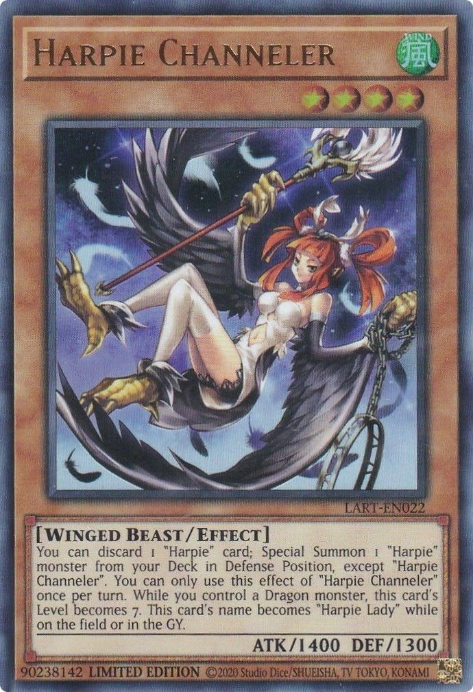 Image for Harpie Channeler (LART-EN022) (The Lost Art Promotion) - YuGiOh