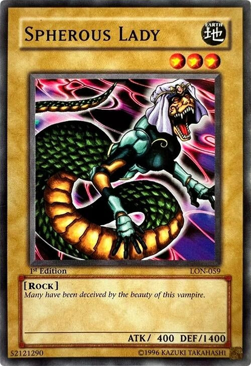 Image for Spherous Lady (LON-059) (Labyrinth of Nightmare) - YuGiOh