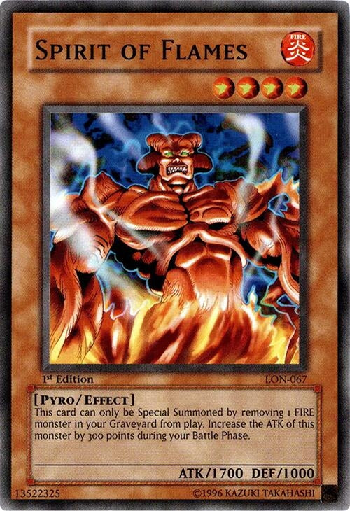 Image for Spirit of Flames (LON-067) (Labyrinth of Nightmare) - YuGiOh