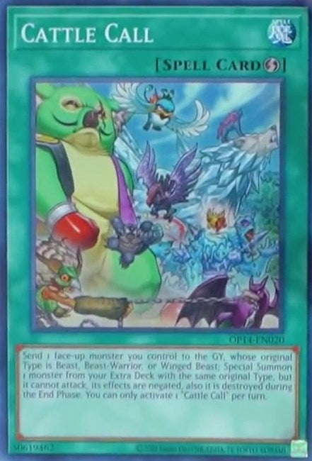Image for Cattle Call (OP14-EN020) (OTS Tournament Pack 14) - YuGiOh