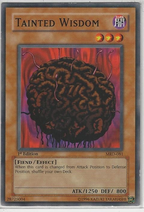 Image for Tainted Wisdom (MRD-081) (Metal Raiders) - YuGiOh