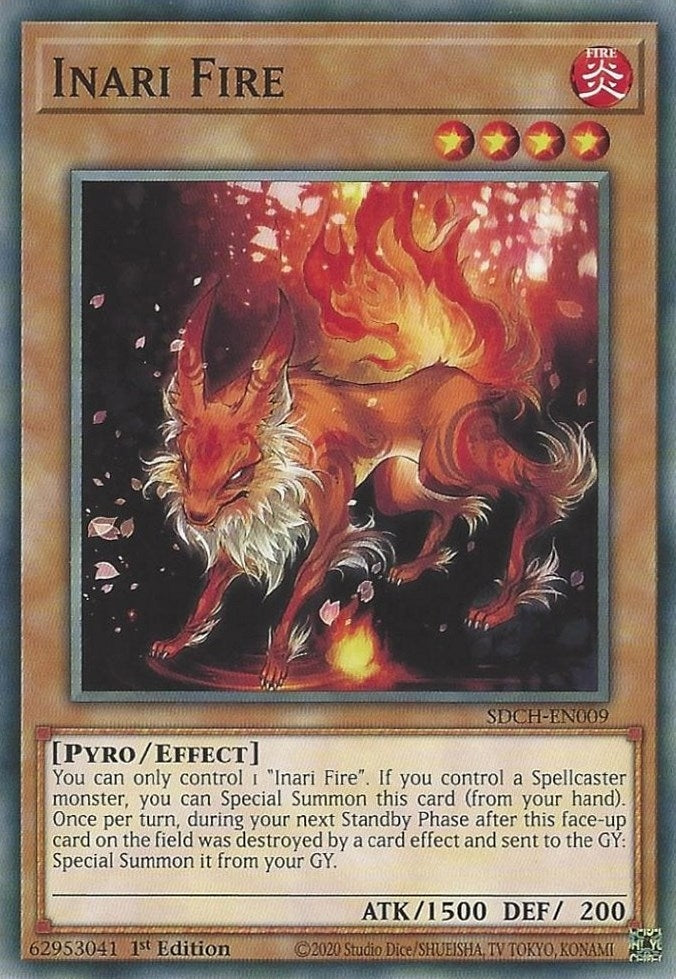 Image for Inari Fire (SDCH-EN009) (Structure Deck: Spirit Charmers) - YuGiOh