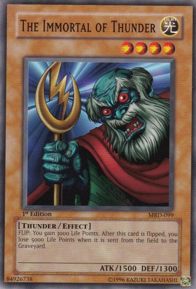 Image for The Immortal of Thunder (MRD-099) (Metal Raiders) - YuGiOh
