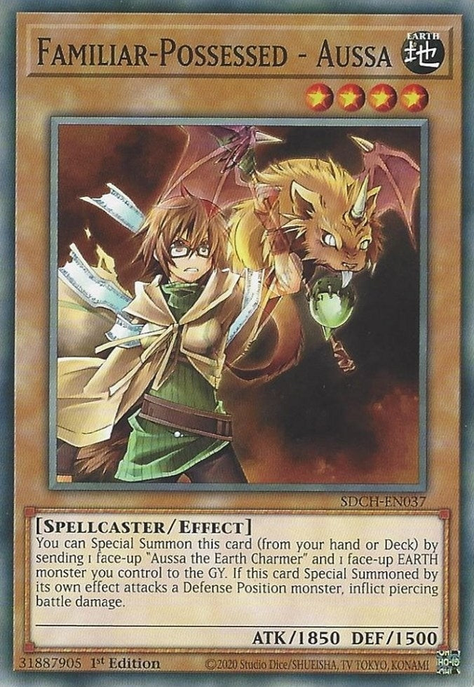 Image for Familiar-Possessed - Aussa (SDCH-EN037) (Structure Deck: Spirit Charmers) - YuGiOh