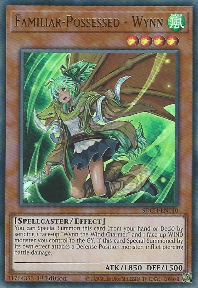 Image for Familiar-Possessed - Wynn (Alternate Art) (SDCH-EN040) (Structure Deck: Spirit Charmers) - YuGiOh