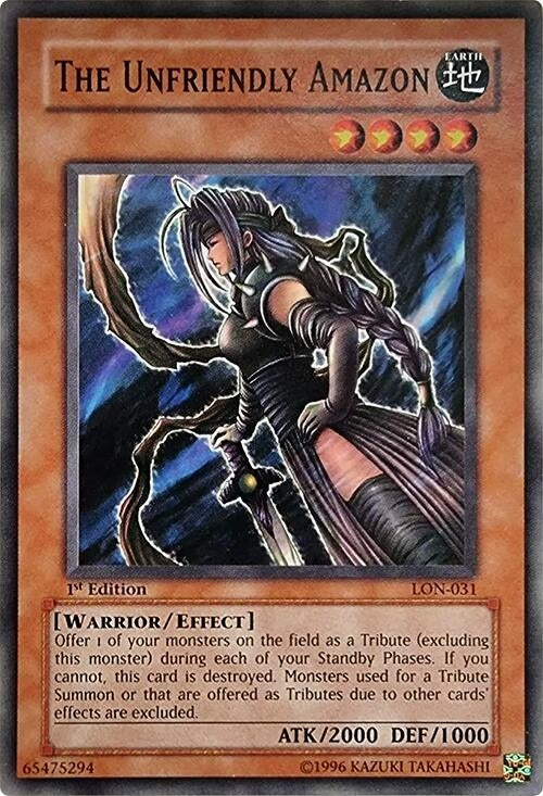 Image for The Unfriendly Amazon (LON-031) (Labyrinth of Nightmare) - YuGiOh