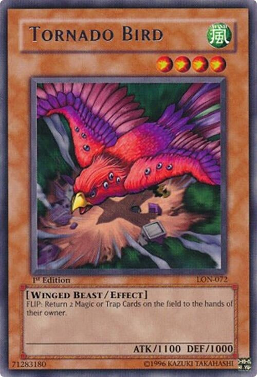 Image for Tornado Bird (LON-072) (Labyrinth of Nightmare) - YuGiOh