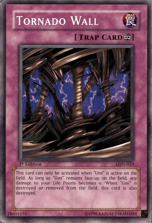 Image for Tornado Wall (LON-023) (Labyrinth of Nightmare) - YuGiOh