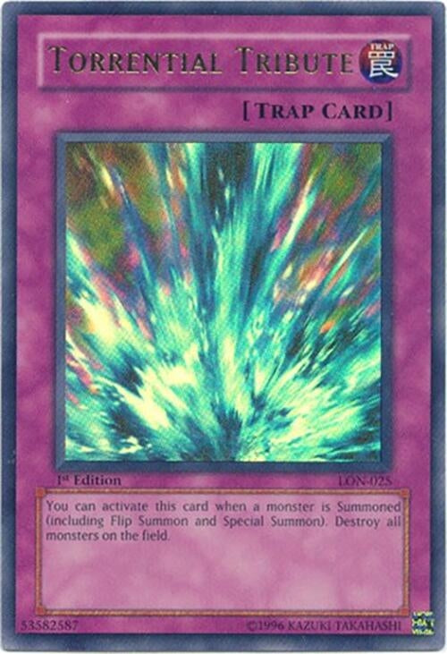 Image for Torrential Tribute (LON-025) (Labyrinth of Nightmare) - YuGiOh
