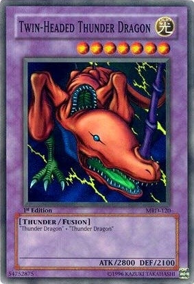 Image for Twin-Headed Thunder Dragon (MRD-120) (Metal Raiders) - YuGiOh