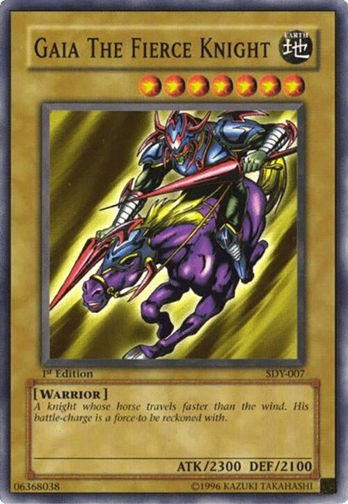Image for Gaia The Fierce Knight (SDY-007) (Starter Deck: Yugi) - YuGiOh