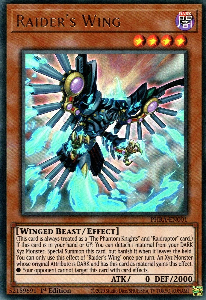 Image for Raider's Wing (PHRA-EN001) (Phantom Rage) - YuGiOh