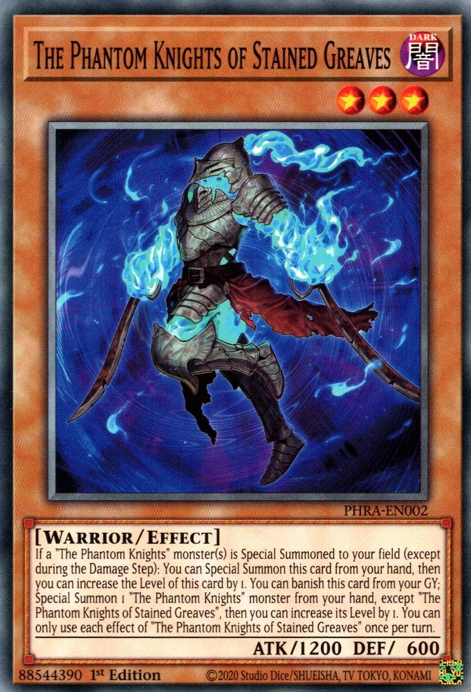 Image for The Phantom Knights of Stained Greaves (PHRA-EN002) (Phantom Rage) - YuGiOh