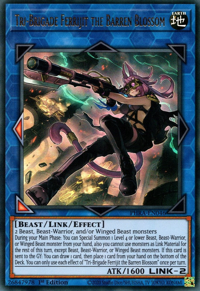 Image for Tri-Brigade Ferrijit the Barren Blossom (PHRA-EN046) (Phantom Rage) - YuGiOh