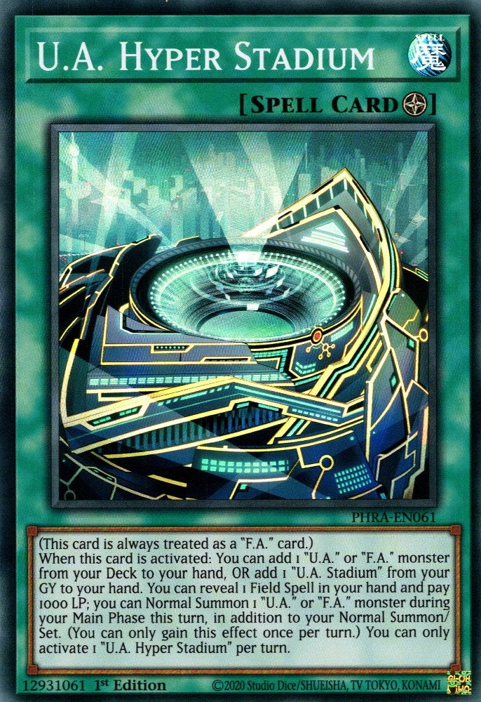 Image for U.A. Hyper Stadium (PHRA-EN061) (Phantom Rage) - YuGiOh