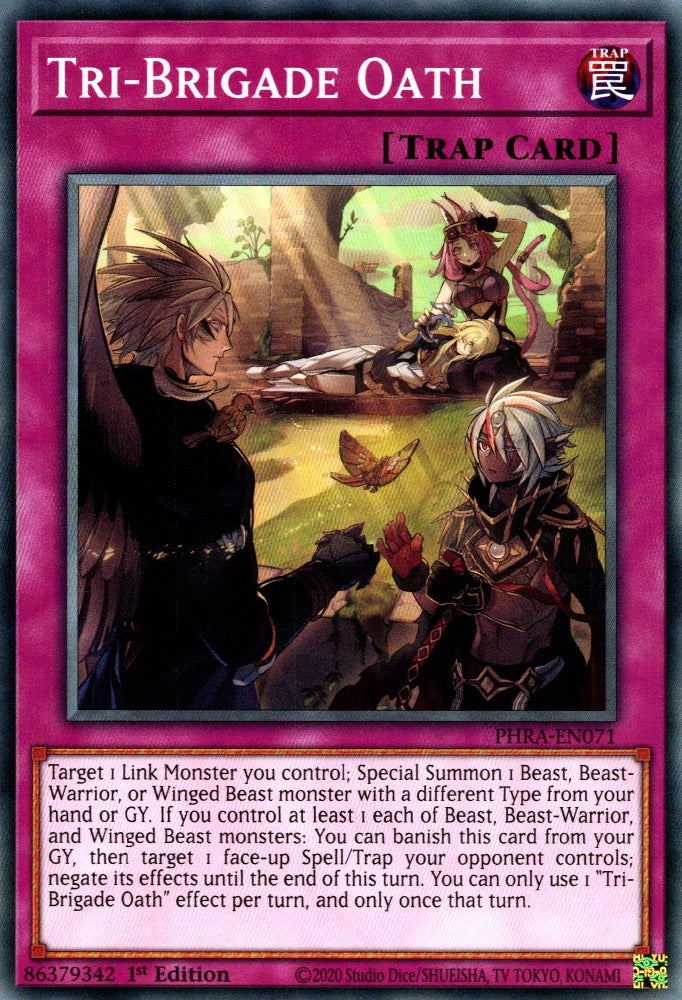Image for Tri-Brigade Oath (PHRA-EN071) (Phantom Rage) - YuGiOh