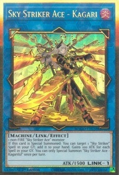 Image for Sky Striker Ace - Kagari (Alternate Art) (MAGO-EN038) (Maximum Gold) - YuGiOh