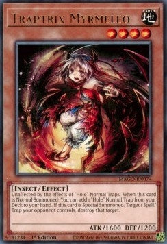 Image for Traptrix Myrmeleo (MAGO-EN074) (Maximum Gold) - YuGiOh