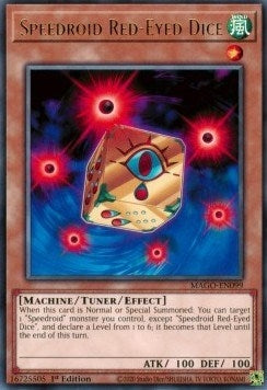 Image for Speedroid Red-Eyed Dice (MAGO-EN099) (Maximum Gold) - YuGiOh