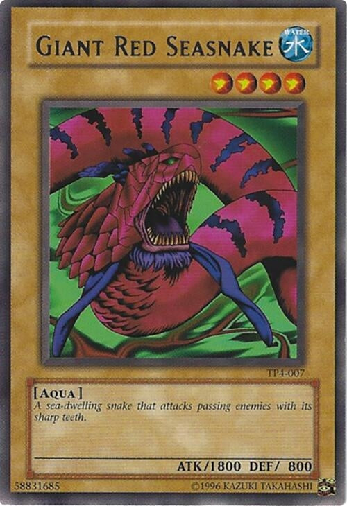 Image for Giant Red Seasnake (TP4-007) (Tournament Pack 4) - YuGiOh