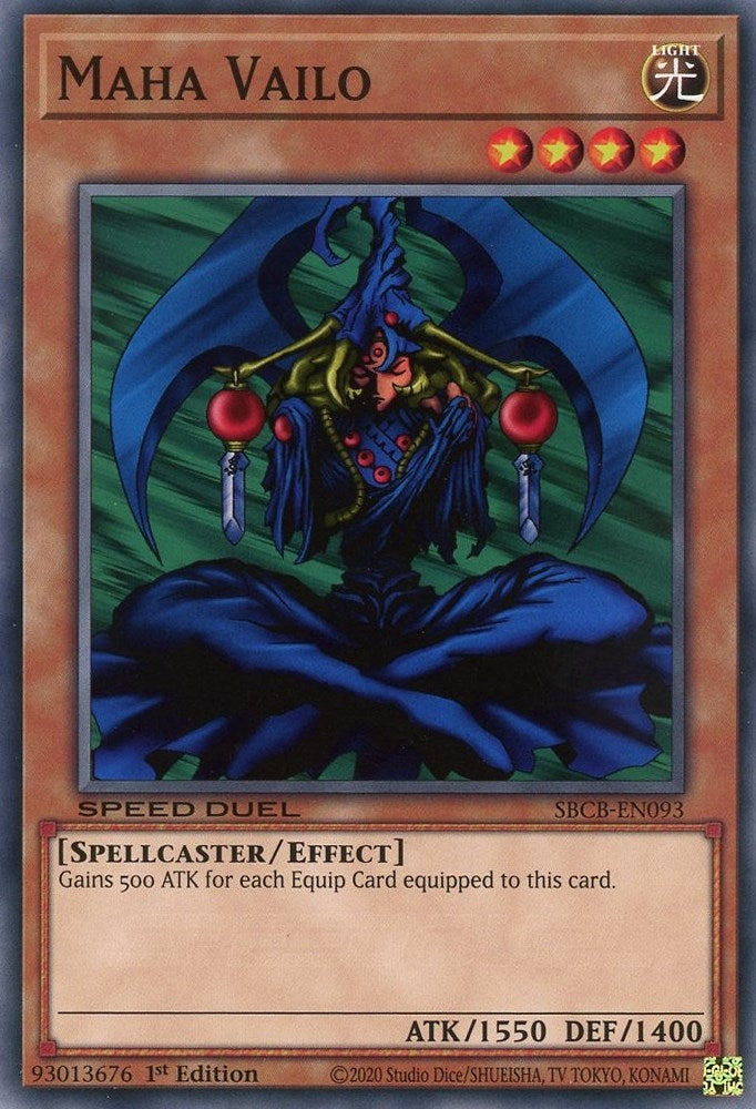 Image for Maha Vailo (SBCB-EN093) (Speed Duel: Battle City Box) - YuGiOh