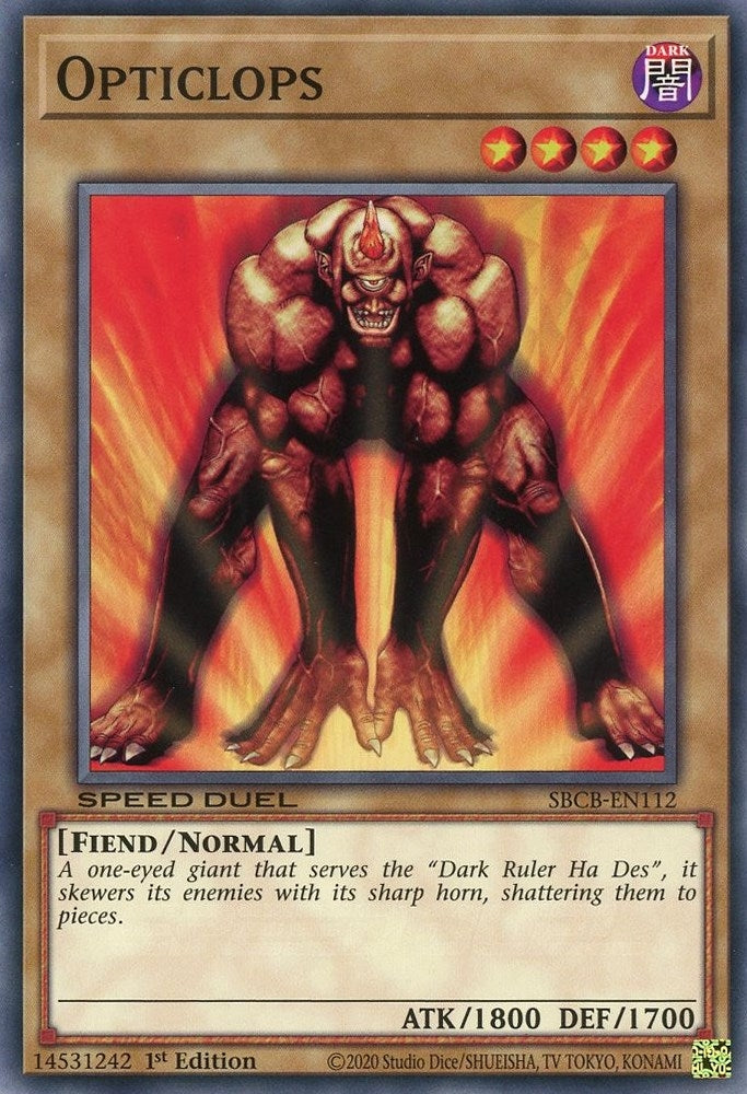 Image for Opticlops (SBCB-EN112) (Speed Duel: Battle City Box) - YuGiOh