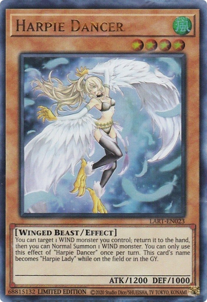 Image for Harpie Dancer (LART-EN023) (The Lost Art Promotion) - YuGiOh