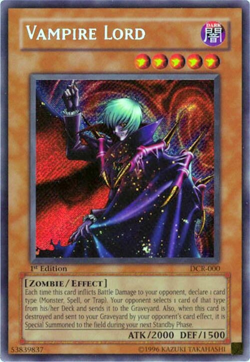 Image for Vampire Lord (DCR-000) (Dark Crisis) - YuGiOh