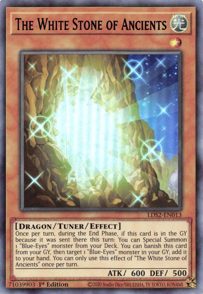 Image for The White Stone of Ancients (Blue) (LDS2-EN013) (Legendary Duelists: Season 2) - YuGiOh