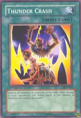Image for Thunder Crash (IOC-043) (Invasion of Chaos) - YuGiOh