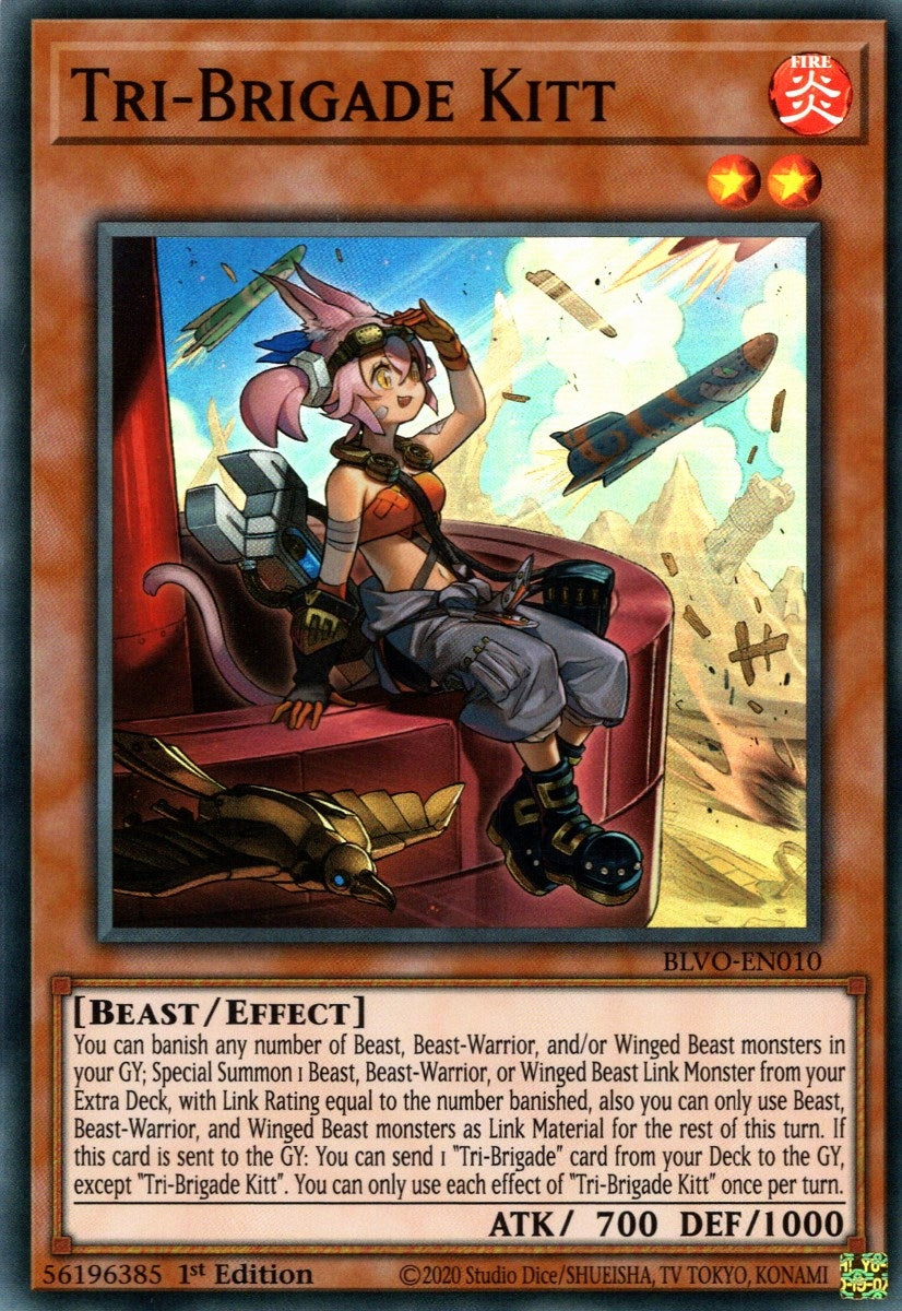Image for Tri-Brigade Kitt (BLVO-EN010) (Blazing Vortex) - YuGiOh