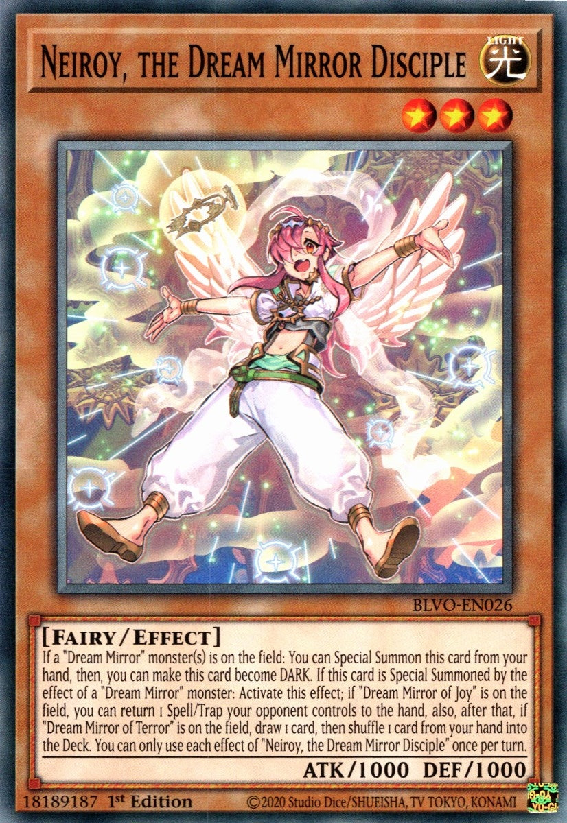 Image for Neiroy, the Dream Mirror Disciple (BLVO-EN026) (Blazing Vortex) - YuGiOh