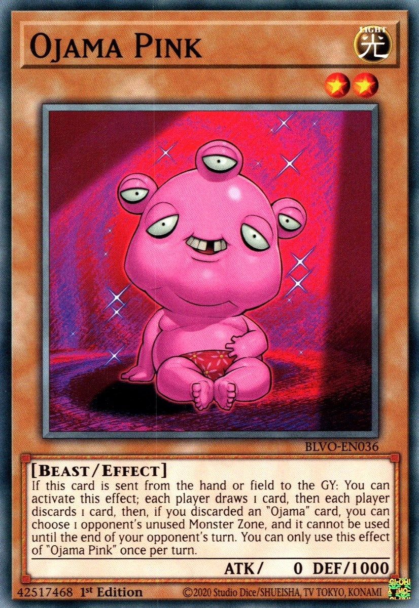 Image for Ojama Pink (BLVO-EN036) (Blazing Vortex) - YuGiOh