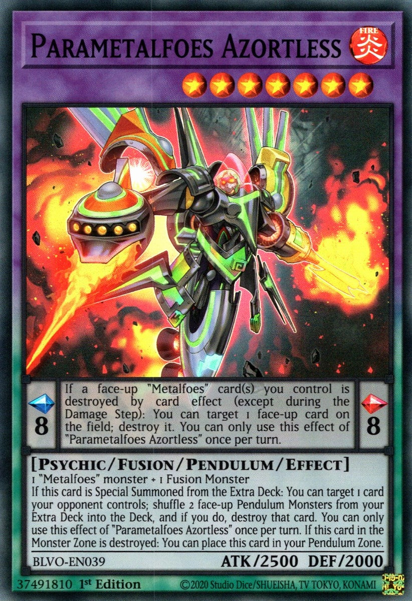 Image for Parametalfoes Azortless (BLVO-EN039) (Blazing Vortex) - YuGiOh