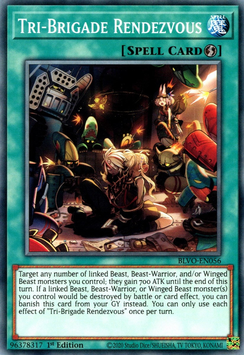 Image for Tri-Brigade Rendezvous (BLVO-EN056) (Blazing Vortex) - YuGiOh