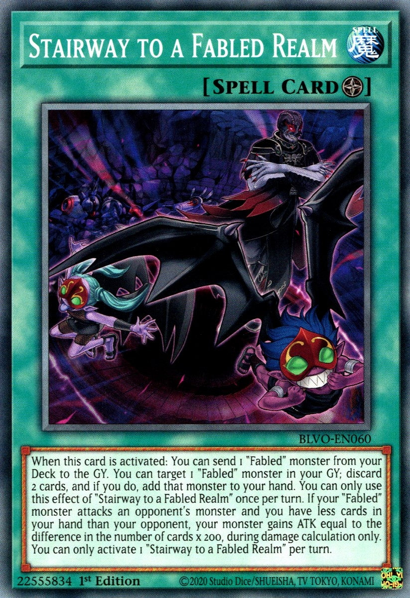 Image for Stairway to a Fabled Realm (BLVO-EN060) (Blazing Vortex) - YuGiOh