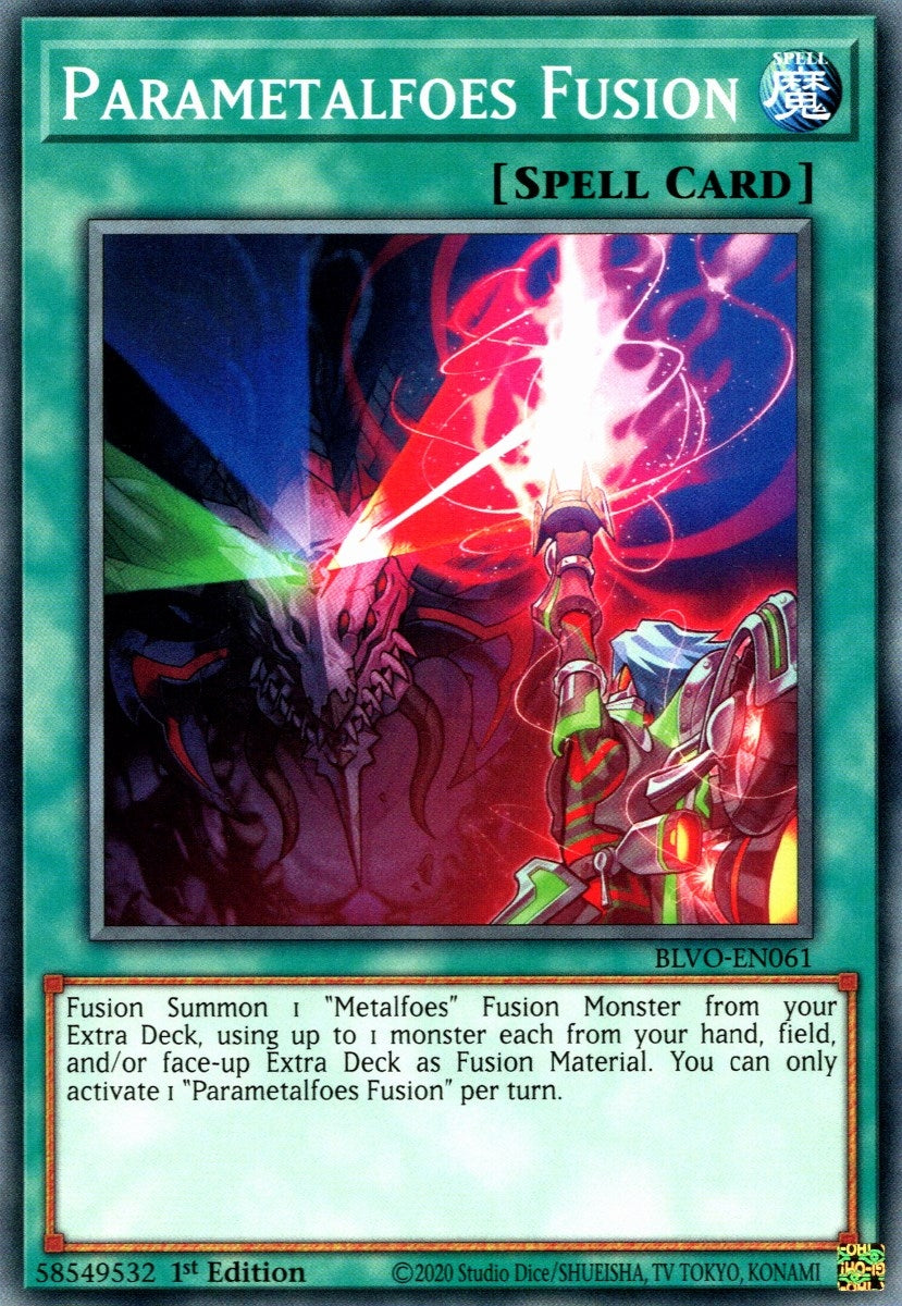 Image for Parametalfoes Fusion (BLVO-EN061) (Blazing Vortex) - YuGiOh