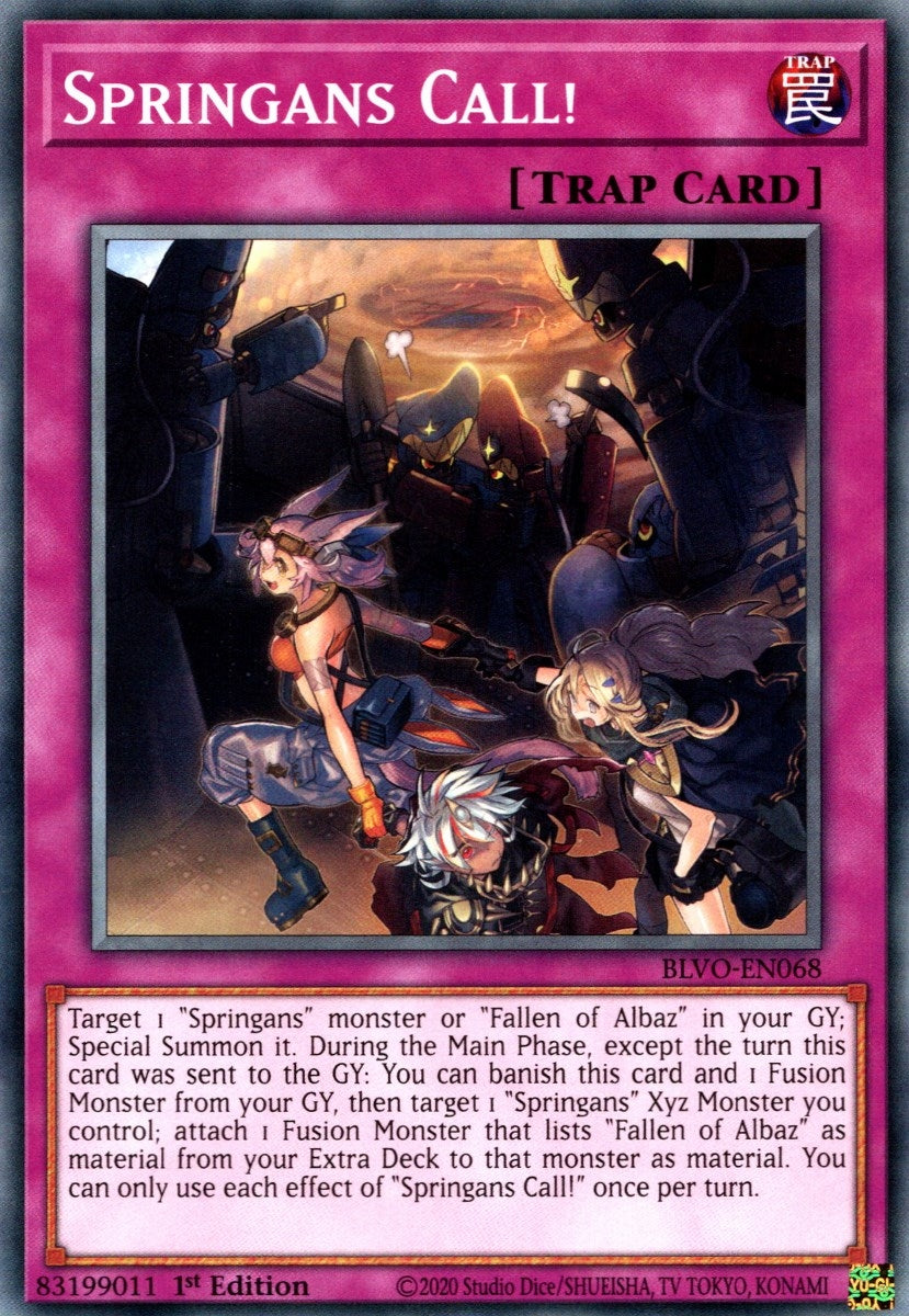 Image for Springans Call! (BLVO-EN068) (Blazing Vortex) - YuGiOh
