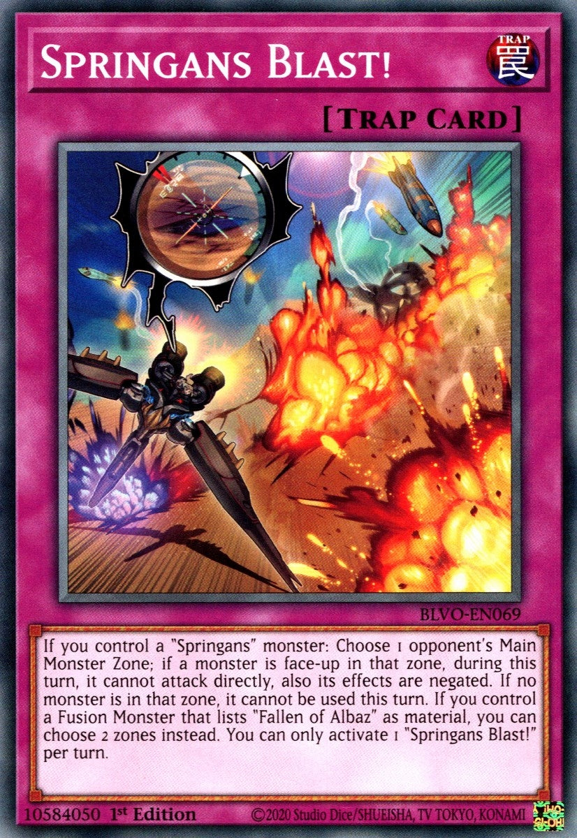 Image for Springans Blast! (BLVO-EN069) (Blazing Vortex) - YuGiOh