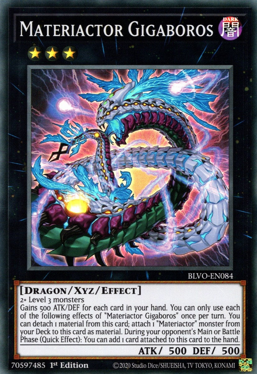 Image for Materiactor Gigaboros (BLVO-EN084) (Blazing Vortex) - YuGiOh