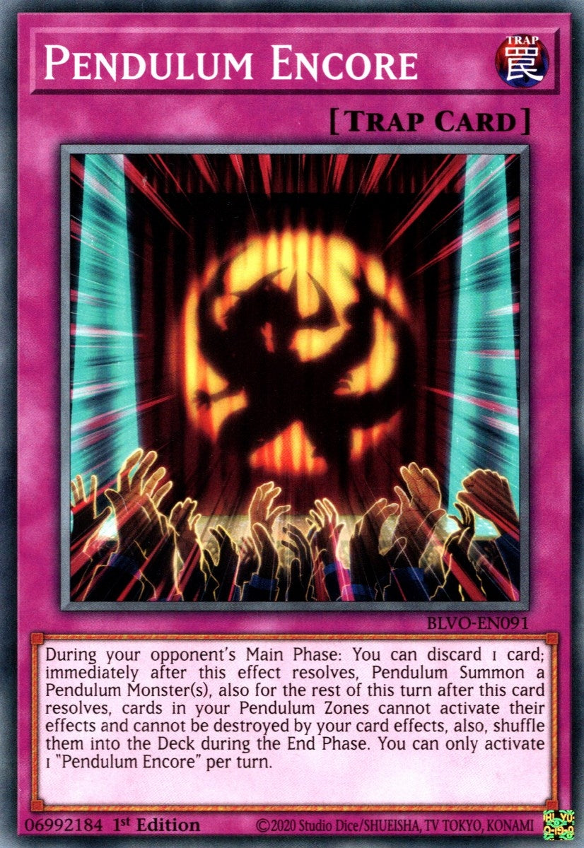 Image for Pendulum Encore (BLVO-EN091) (Blazing Vortex) - YuGiOh
