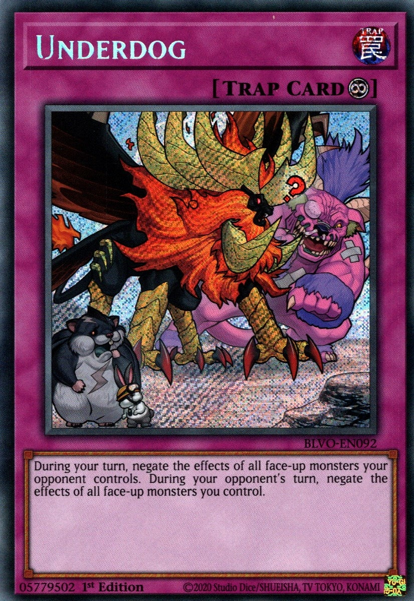 Image for Underdog (BLVO-EN092) (Blazing Vortex) - YuGiOh
