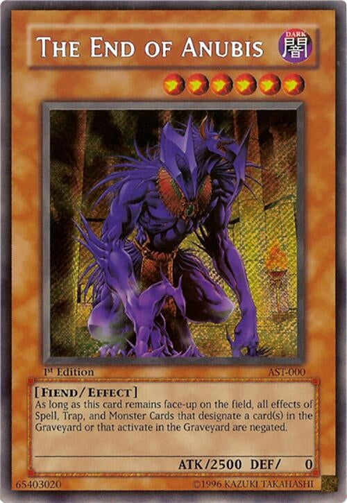 Image for The End of Anubis (AST-000) (Ancient Sanctuary) - YuGiOh