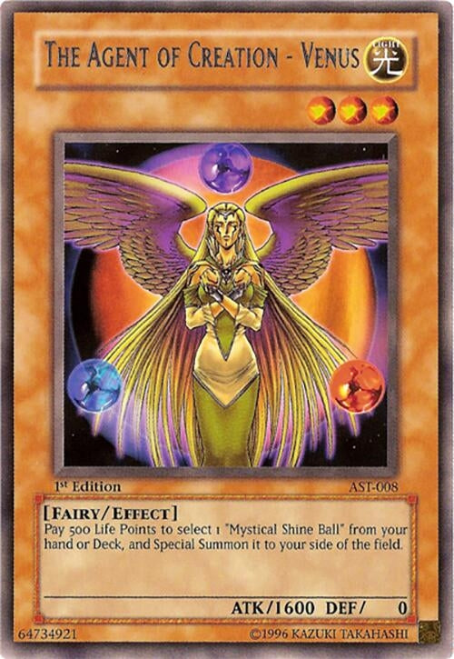 Image for The Agent of Creation - Venus (AST-008) (Ancient Sanctuary) - YuGiOh