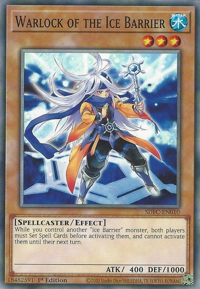 Image for Warlock of the Ice Barrier (SDFC-EN010) (Structure Deck: Freezing Chains) - YuGiOh