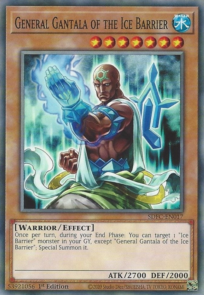 Image for General Gantala of the Ice Barrier (SDFC-EN017) (Structure Deck: Freezing Chains) - YuGiOh