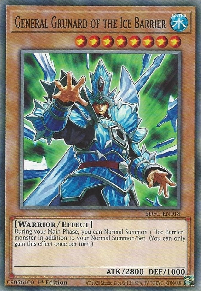 Image for General Grunard of the Ice Barrier (SDFC-EN018) (Structure Deck: Freezing Chains) - YuGiOh
