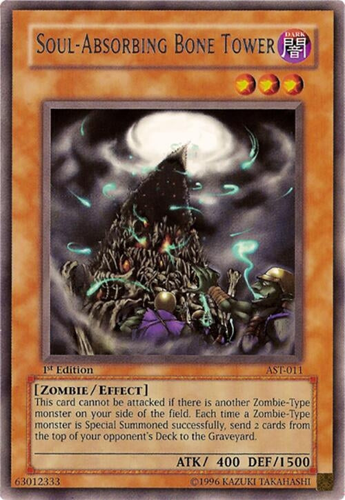 Image for Soul-Absorbing Bone Tower (AST-011) (Ancient Sanctuary) - YuGiOh